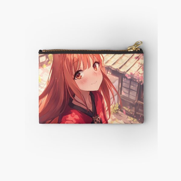 Item preview, Warm Blooming Spring With Holo Spice And Wolf Anime Girl designed and sold by Raslbazola.