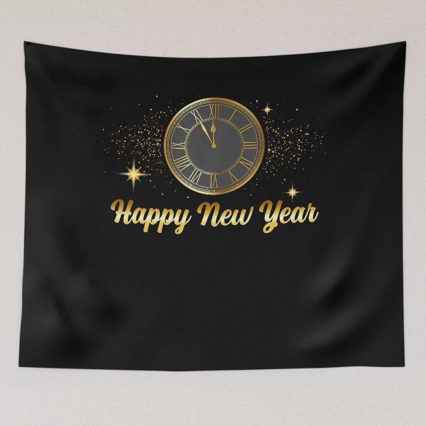 Item preview, Happy New Year 2026 Fireworks Funny Clock Countdown Nye designed and sold by DonnieSandra.