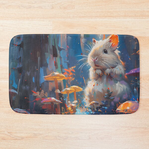 Item preview, Guinea Pig Painting in a Magical Mushroom Forest designed and sold by CuongArtLab.