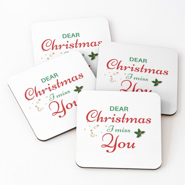 Item preview, Sentimental 'DEAR Christmas' & 'Miss You' Handwritten Holiday Card & Ornament Design" designed and sold by Danny-Arts1.