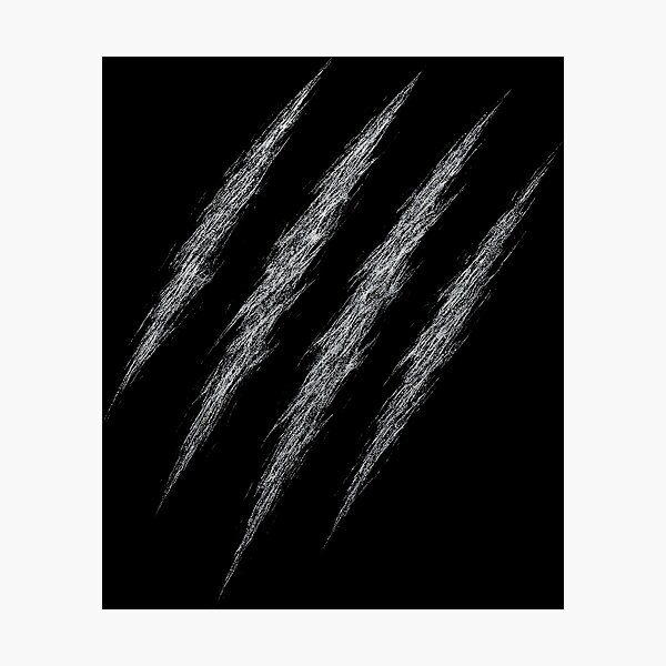 Item preview, Distressed Grunge White Scratch Claw Marks designed and sold by Mortisigil.