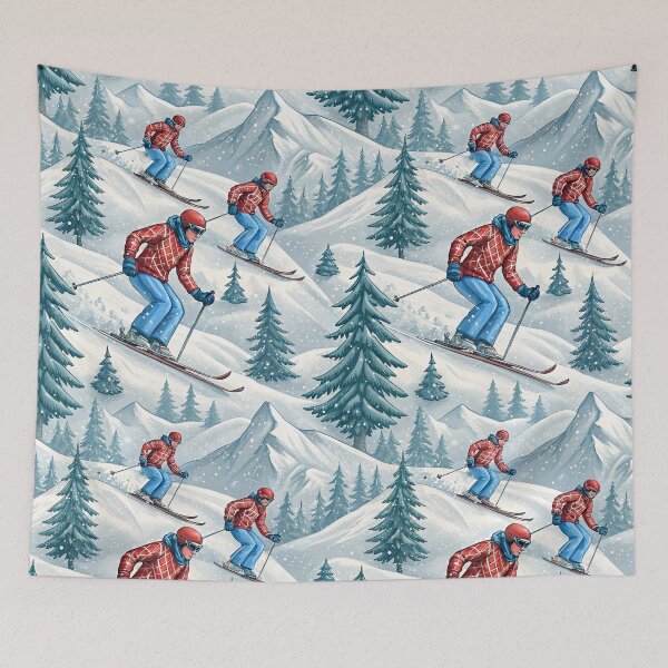 Item preview, Design 1 Winter sports free style skiing designed and sold by justrachna.