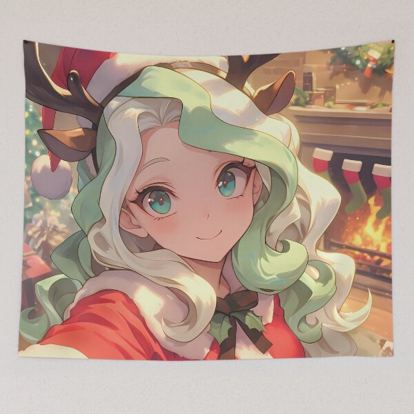 Item preview, Little Diana Cavendish Anime Christmas Elegant Winter Cozy Festive Holiday Warmth designed and sold by Raslbazola.
