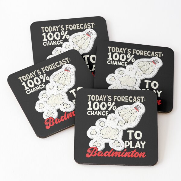 Item preview, Today's Forecast 100 Chance To Play Badminton Fun Badminton designed and sold by FlorenceNorma.