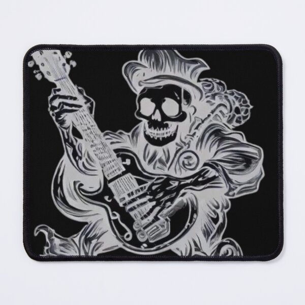 Item preview, Rebel skull guitarist designed and sold by 4FUNNAVIGATOR.