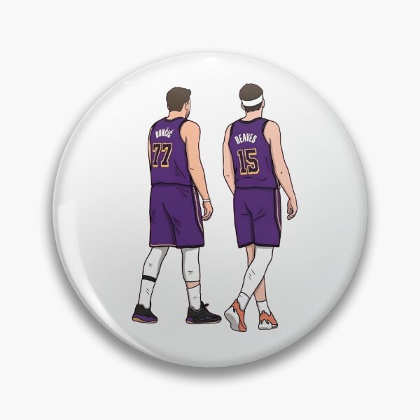 Item preview, Luka Doncic and Austin Reaves designed and sold by Hoops and Movie Sticks.