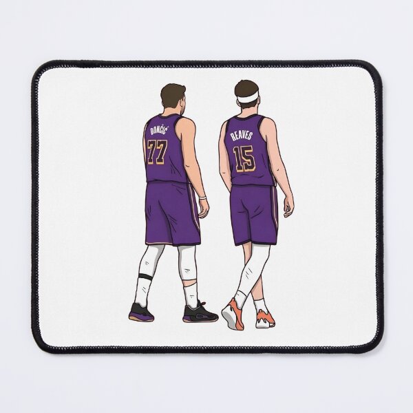 Item preview, Luka Doncic and Austin Reaves designed and sold by Hoops and Movie Sticks.