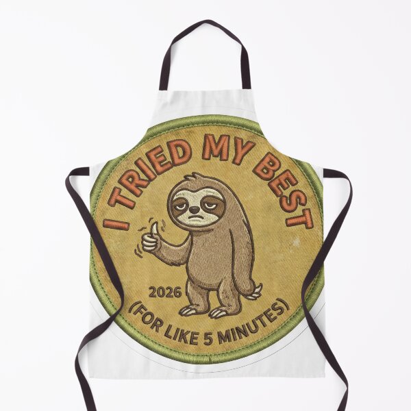Item preview, Tried My Best 2026 Retro Merit Badge designed and sold by StickyGuys.