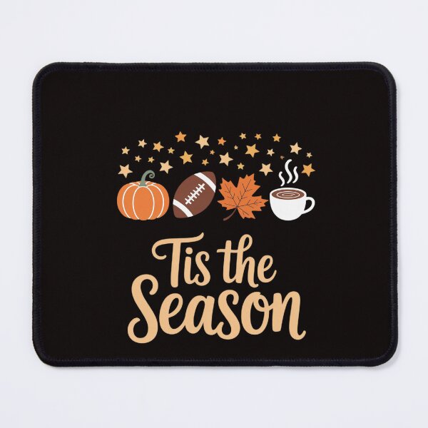 Item preview, Tis the season fall autumn football pumpkin coffee leaves designed and sold by RatCurry.