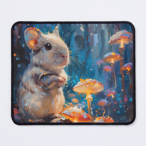 Item preview, Guinea Pig Painting in an Enchanted Mushroom Forest designed and sold by CuongArtLab.