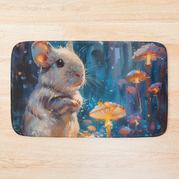 Item preview, Guinea Pig Painting in an Enchanted Mushroom Forest designed and sold by CuongArtLab.