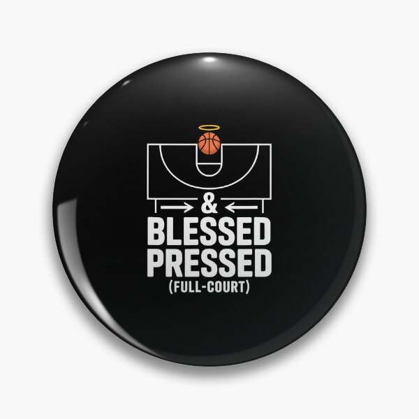 Item preview, And Blessed Pressed Full Court Basketball Faith designed and sold by RebeccaCelia.