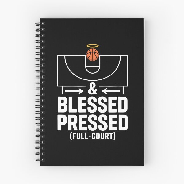 Item preview, And Blessed Pressed Full Court Basketball Faith designed and sold by RebeccaCelia.