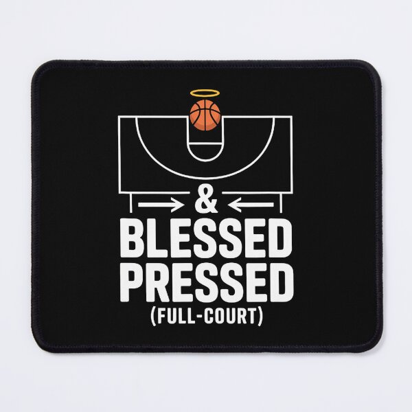 Item preview, And Blessed Pressed Full Court Basketball Faith designed and sold by RebeccaCelia.