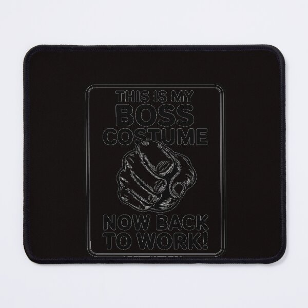 Item preview, This Is My Boss Now Back To Work Halloween designed and sold by RatCurry.