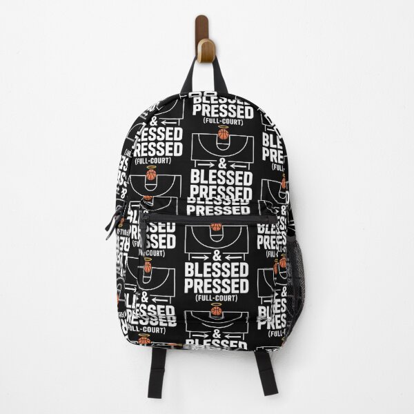 Item preview, And Blessed Pressed Full Court Basketball Faith designed and sold by RebeccaCelia.
