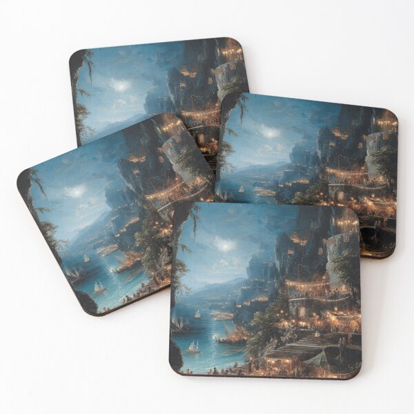 Item preview, Harbor of the Moonlit Revel designed and sold by afrancisCL.