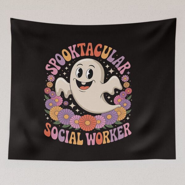 Item preview, Spooktacular Social Worker Happy Halloween Spooky Matching designed and sold by RatCurry.