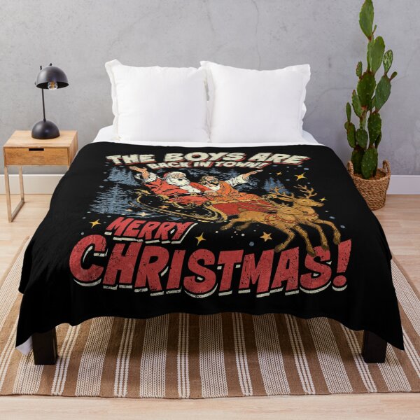 Item preview, The Boys Are Back In Town Merry Christmas designed and sold by Patchina.
