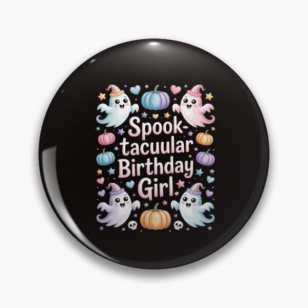 Item preview, Spooktacular Birthday Girl Cute Ghost Halloween Party designed and sold by RatCurry.