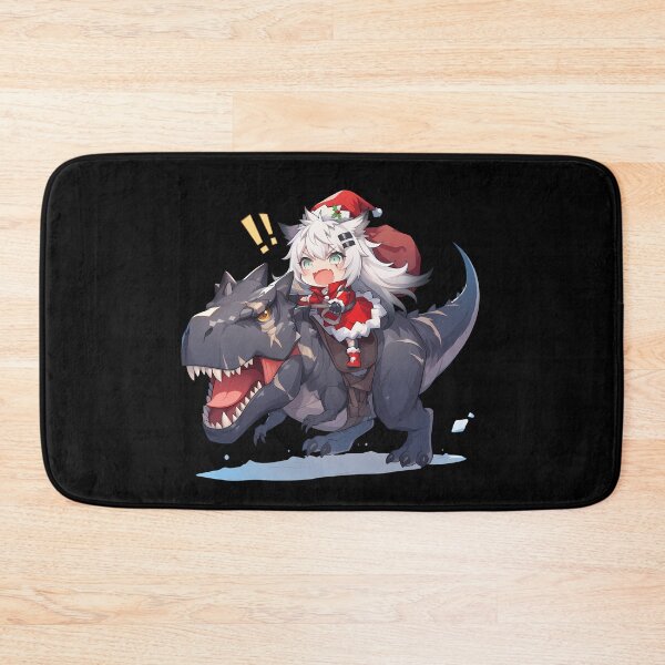 Item preview, Prelude Dawn Lappland Riding Christmas Dinosaur From Arknights Game designed and sold by Raslbazola.