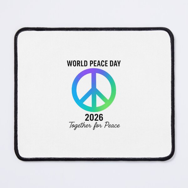 Item preview, World Peace Day 2026 – Together for Peace Elegant Design designed and sold by azizbenmed.