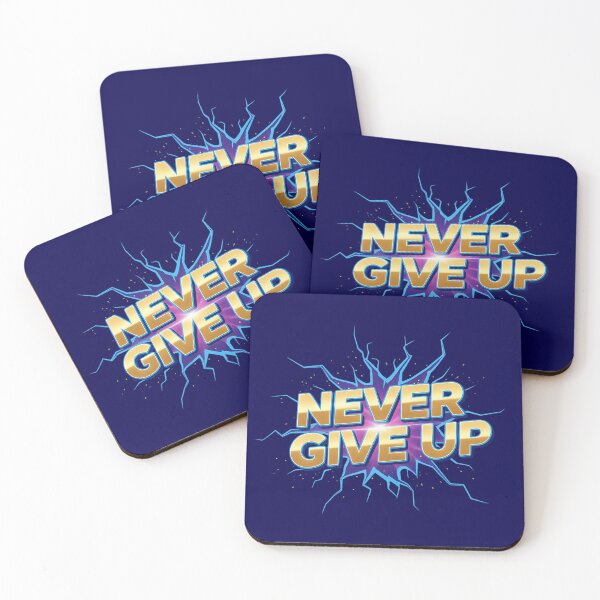 Item preview, never give up designed and sold by sabahdesign.