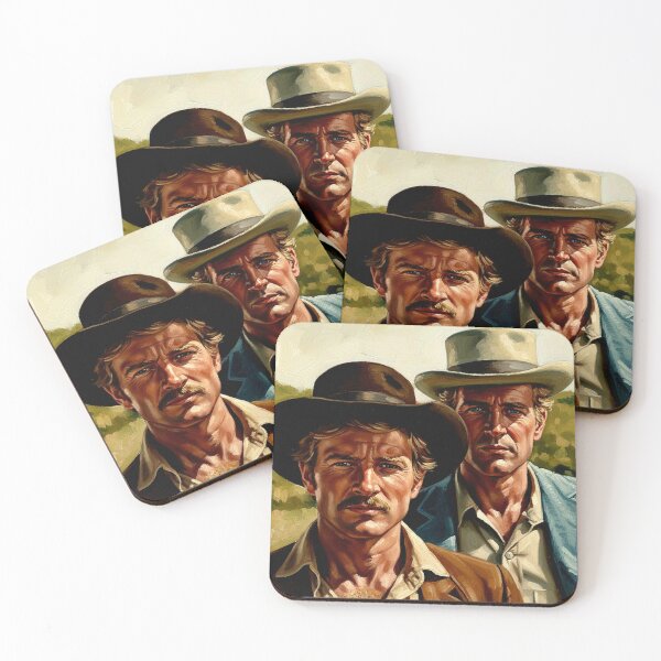 Item preview, Butch and Sundance - Iconic Duo Western Portrait designed and sold by Art's Diner.