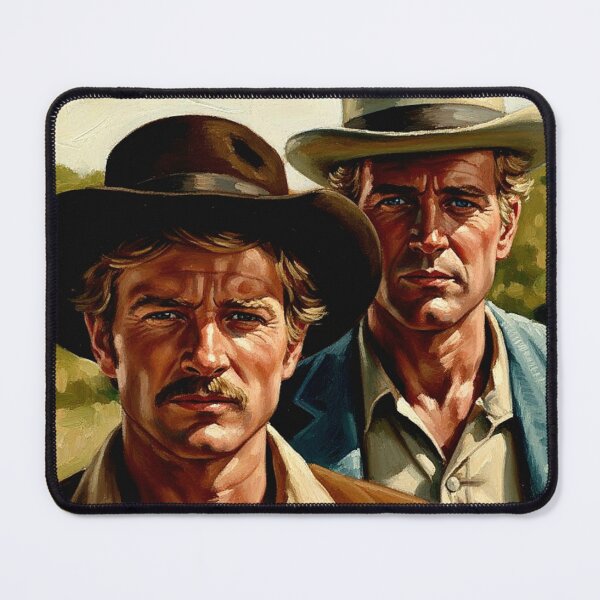 Item preview, Butch and Sundance - Iconic Duo Western Portrait designed and sold by Art's Diner.