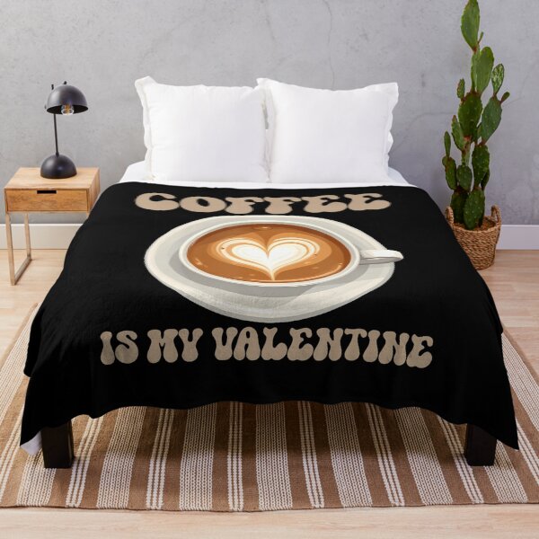 Item preview, Retro Groovy Coffee Is My Valentine Day Coffee Lover designed and sold by JanetCarolyn.