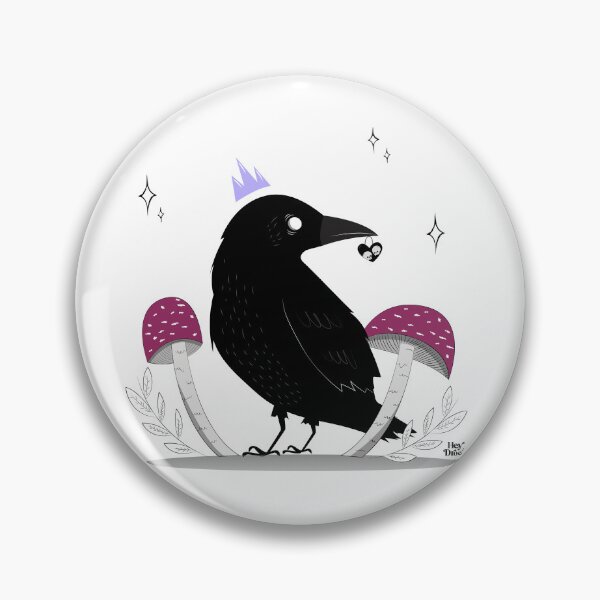 Item preview, The crow designed and sold by HeyDroe.