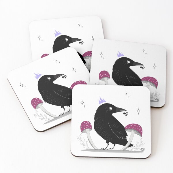 Item preview, The crow designed and sold by HeyDroe.