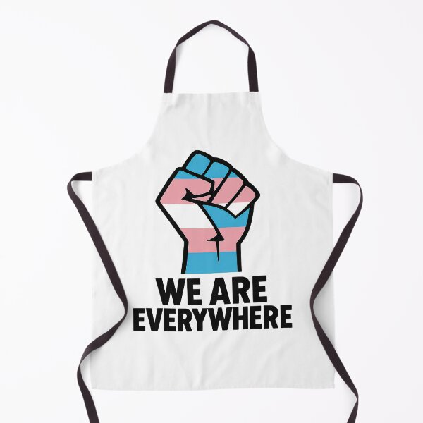 Item preview, We Are Everywhere Trans Pride Fist designed and sold by PrideDownUnder.
