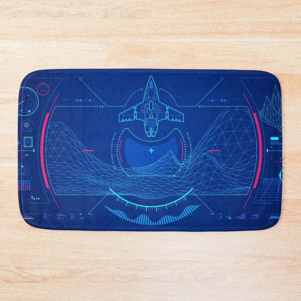 Item preview, aerospace technology or space exploration, graphic of space shuttle with navigation console interface designed and sold by NiamLab.