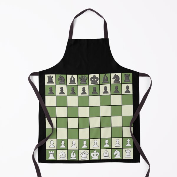 Item preview, Funny Nerdy Chess Board Set Up Starting to Play Ready to Play designed and sold by MathWare MathClips.