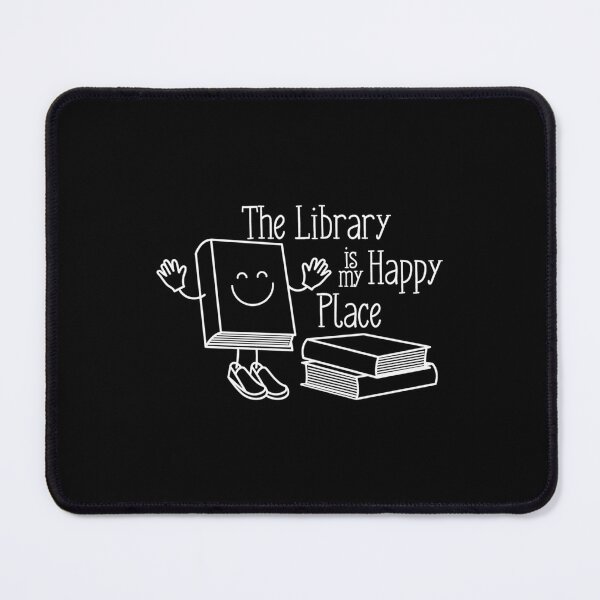 Item preview, The Library Is My Happy Place - Reading Librarian designed and sold by OnaConnie.