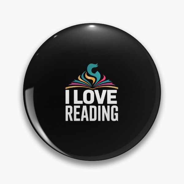 Item preview, I Love Reading Colorful Book Open Pages Print designed and sold by GeorgeneCharlo.