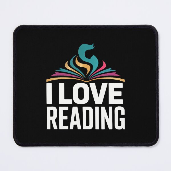 Item preview, I Love Reading Colorful Book Open Pages Print designed and sold by GeorgeneCharlo.