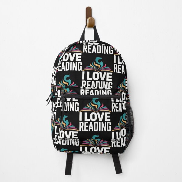 Item preview, I Love Reading Colorful Book Open Pages Print designed and sold by GeorgeneCharlo.