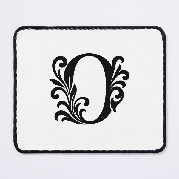 Item preview, Elegant Ornate Letter O – Black Flourish Monogram designed and sold by luckyyouth.