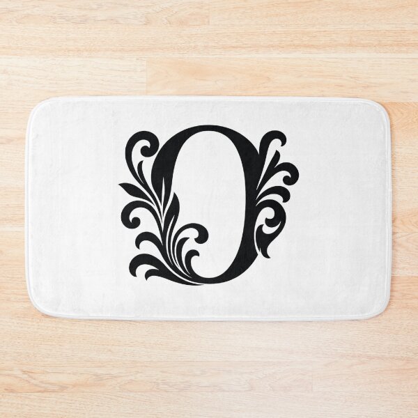 Item preview, Elegant Ornate Letter O – Black Flourish Monogram designed and sold by luckyyouth.