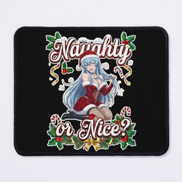 Item preview, Naughty or Nice Anime Mommy Santa Claus T-Shirt | Christmas Anime designed and sold by LatinoGeekShop.