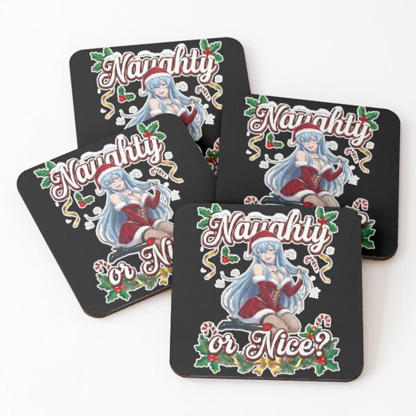 Item preview, Naughty or Nice Anime Mommy Santa Claus T-Shirt | Christmas Anime designed and sold by LatinoGeekShop.