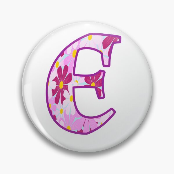 Item preview, Letters, flowers,E designed and sold by Sujinthaiart.