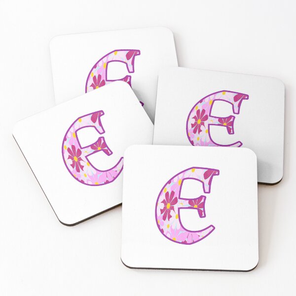 Item preview, Letters, flowers,E designed and sold by Sujinthaiart.