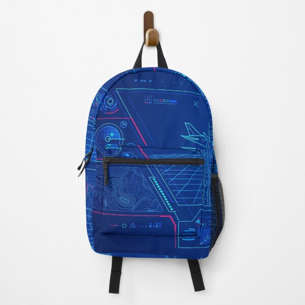 Item preview, aviation technology or aerospace engineering, graphic of airplane with air control tower interface designed and sold by NiamLab.
