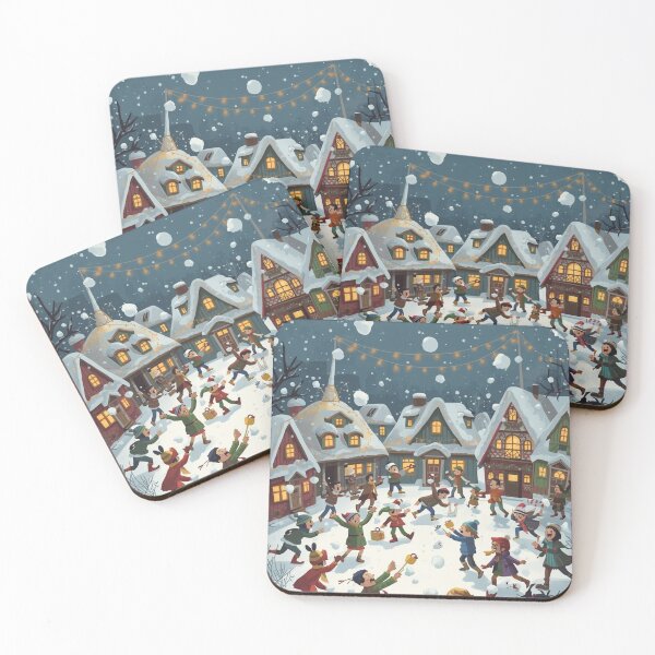 Item preview, Winter Wonderland: Snowball Fight Extravaganza" designed and sold by ShopTwentyFour.