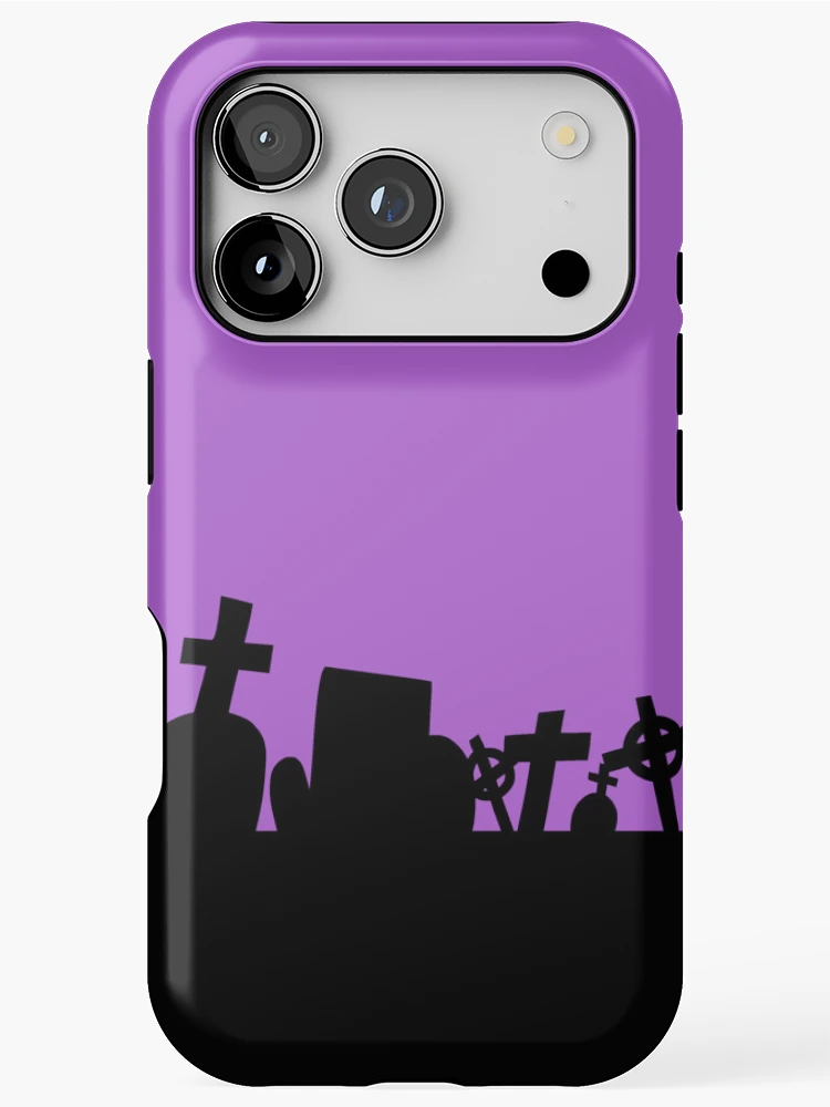 Thumbnail 1 of 4, iPhone Case, Graveyards designed and sold by Harvest Moon.