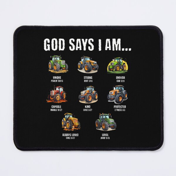 Item preview, God Says I Am Christian Toddler Tractor designed and sold by MelanieMiram1.