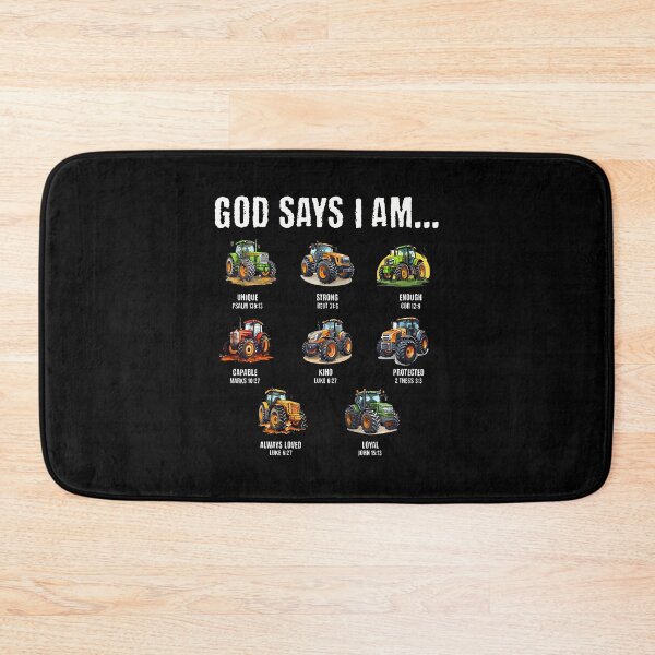 Item preview, God Says I Am Christian Toddler Tractor designed and sold by MelanieMiram1.